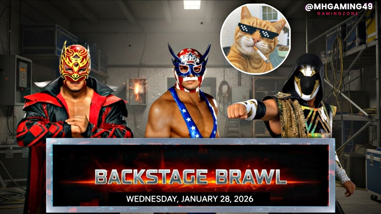 No Ring, No Rules! | 3 Masked Legends ka aamna-saamna 💥 (The Ultimate Backstage Brawl)  