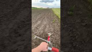 Planting corn 1 row at a time!