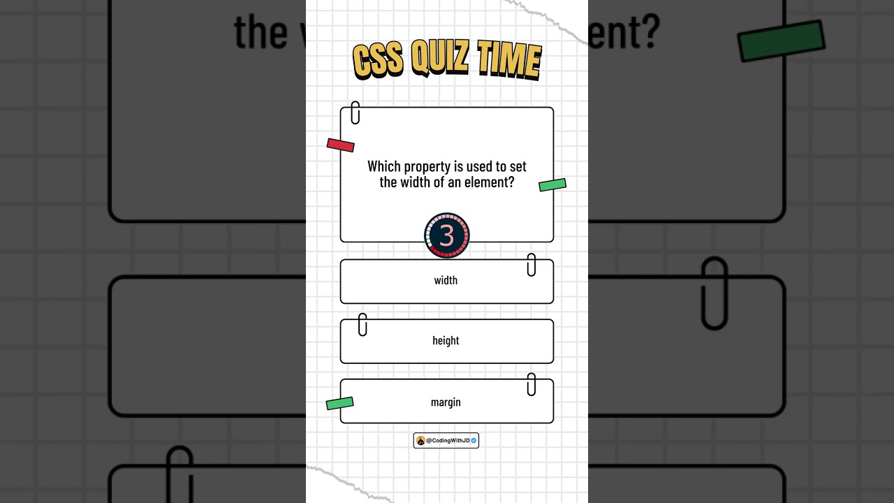 CSS Quiz - Super Easy Mode