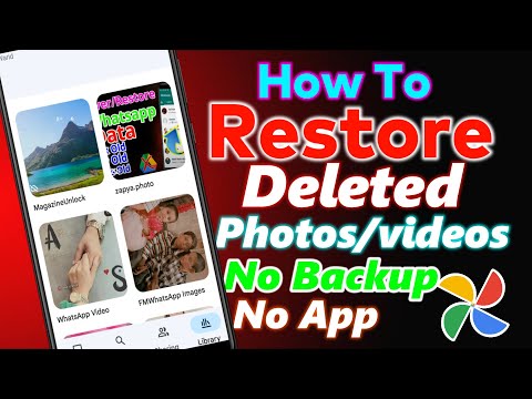 How To Restore DELETED Photos And Videos In 2022 | Recover Permanently DELETED Photos Videos In 2022