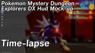 Hud Mock-up Time-lapse: Pokemon Mystery Dungeon Explorers DX