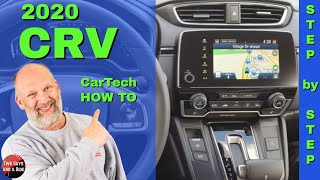 2020 Honda CRV Hybrid  CarTech Infotainment How To