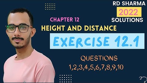Exercise 12.1 Q1 to Q10 RD Sharma class 10 Maths Latest edition 2022 | Chapter 12 RD Sharma class 10
