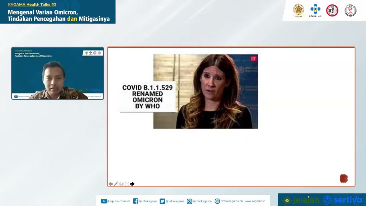 Update: Dampak Omicron Terhadap Penyebaran, Diagnosis, Keparahan & Vaksinasi - dr. Gunadi, PhD, SpBA