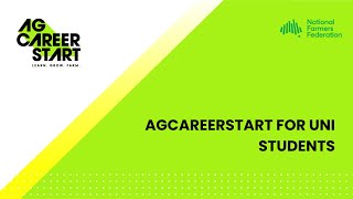 From the lecture theatre to the paddock: AgCAREERSTART for uni students