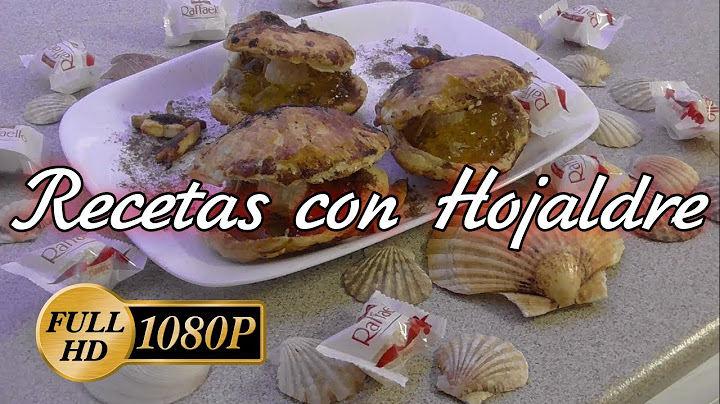 👨🏼‍🍳Recetas con Hojaldre (Conchas)