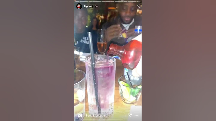 Lil Pump Pours Lean On FIJI water