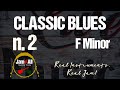 Classic blues n2 in f minor  backing track with real instruments  2022026