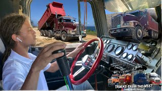 “TARIK”FREIGHTER FLD WITH A CUMMINS M11 SELECT PLUS ON 18 SPEED | CRAZY WHITE BOY #trucks #jamaica