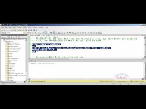 introduction to sql server 2008 create view ( transact - sql ) Part 1