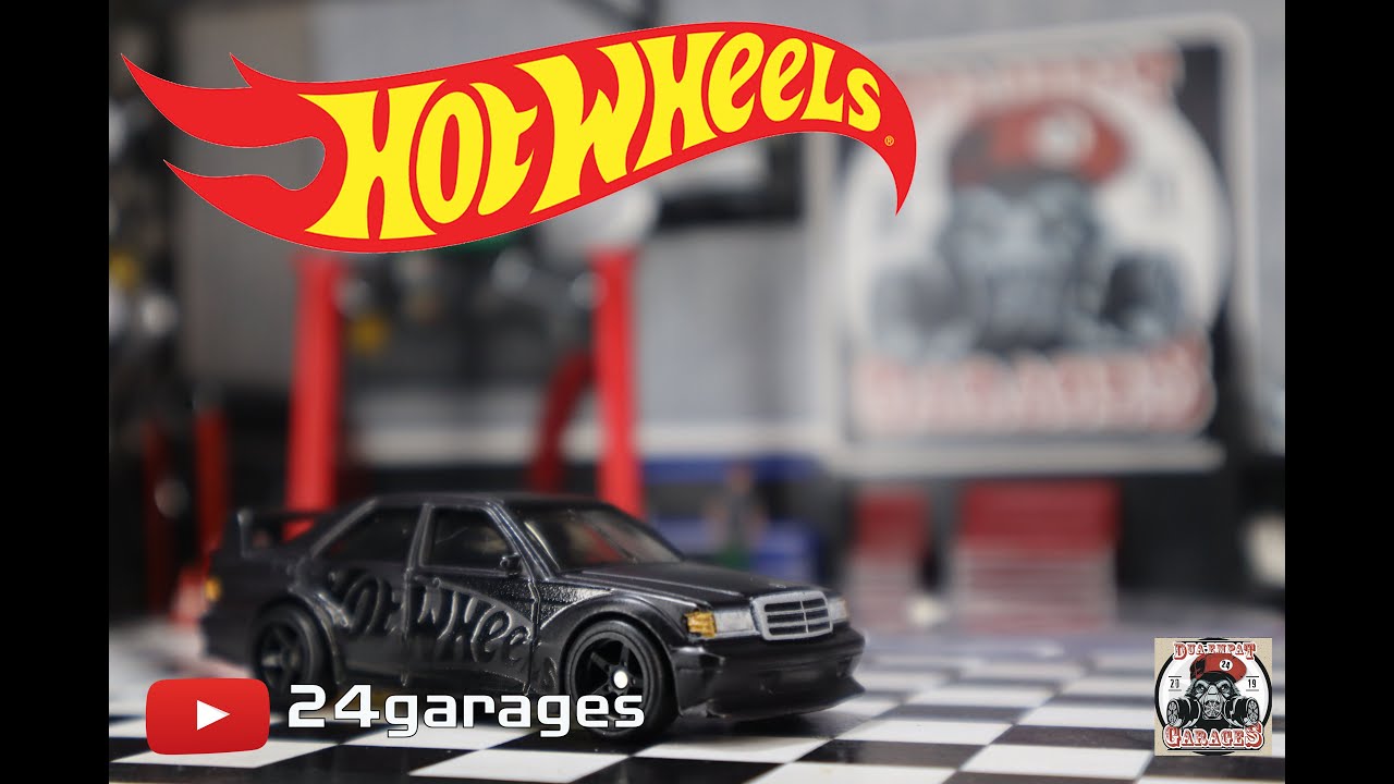 REVIEW !!! HOT WHEELS DISPLAY CASE EXCLUSIVE MERCEDES BENZ 190E YouTube