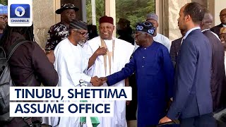 Tinubu, Shettima Assume Offices At The State House