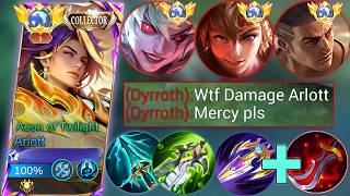 NO MERCY! THIS ONE HIT ARLOTT BUILD WILL MAKE THESE 3 STRONG FIGHTERS USELESS IN RANKED! - MLBB
