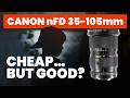 Canon NFD 35–105mm Test (No Commentary) | Cheap Lens, Surprisingly Good