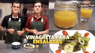 VINAGRETA CLÁSICA PARA ENSALADAS ( EN 1 MINUTO)