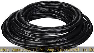 6/3 NM-B, Non-Metallic, Sheathed Cable, Residential Indoor Wire, Equivalent to Romex (60ft Cut)