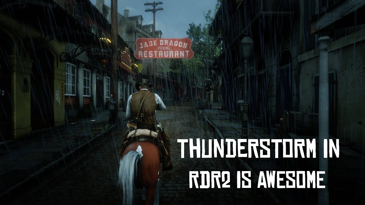 [4K HDR] Thunderstorm With Visual Redemption 2.00 Update Is Amazing ...