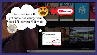 The YouTube Premium 'FREE trial' is a SCAM! 😡