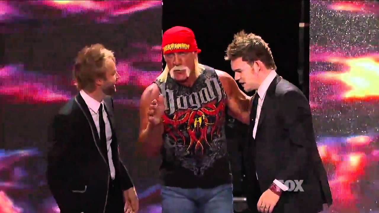 American Idol - Hulk Hogan - Surprising James and Paul - Top 11 Results Show - 03/24/11