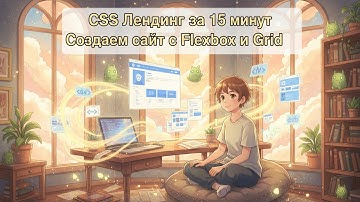 Создаём стильный продуктовый лендинг с нуля | Flexbox + Grid за 15 минут