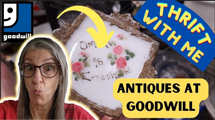 I FOUND TRUE ANTIQUES at GOODWILL!  Thrift With Me