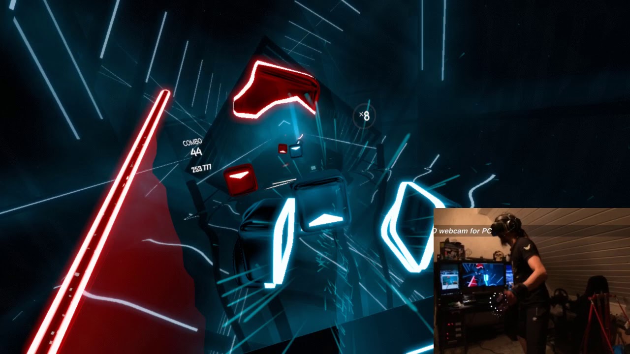 Beat Saber 1hour VRworkout with 1kg wrist weights, expertlevel YouTube