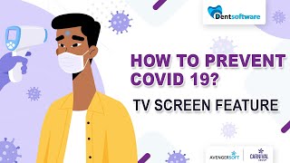 Interesting feature in Dental software to avoid Covid 19 transmission - TV Screen | Dental Software screenshot 2