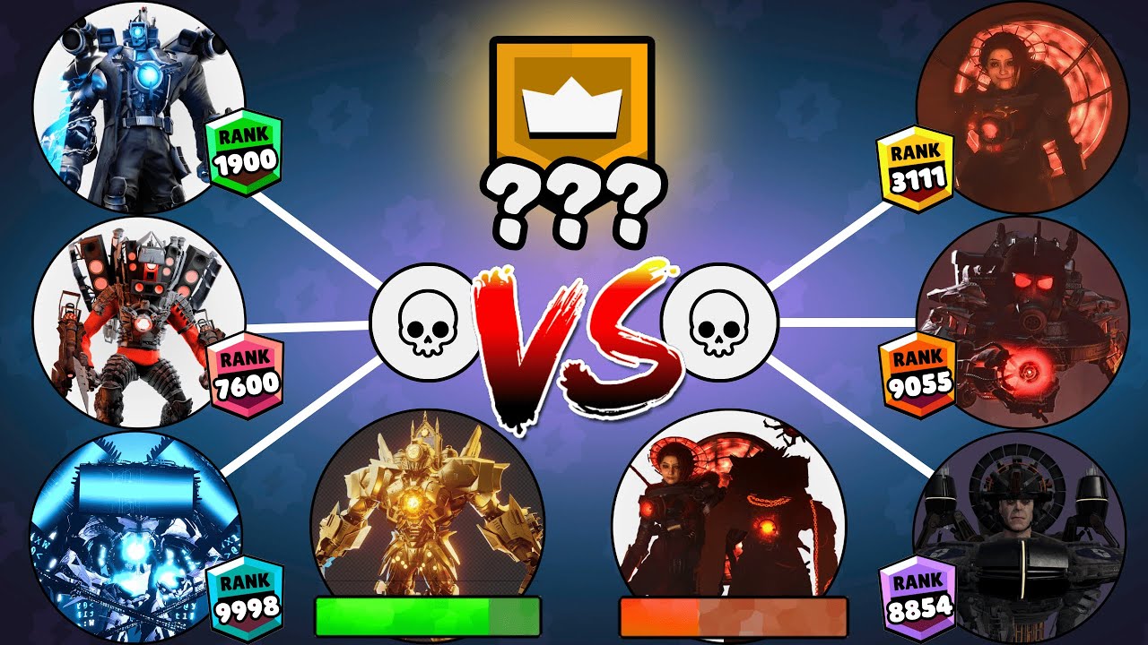 Skibidi Toilet Tournament! Cameraman, Computerman vs Astro Duchess & Mothership