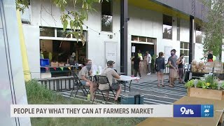 Pay what you can farmer's market opens up in Denver