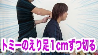 【検証】えり足１cmずつ切ったらカンタいつ気づく？