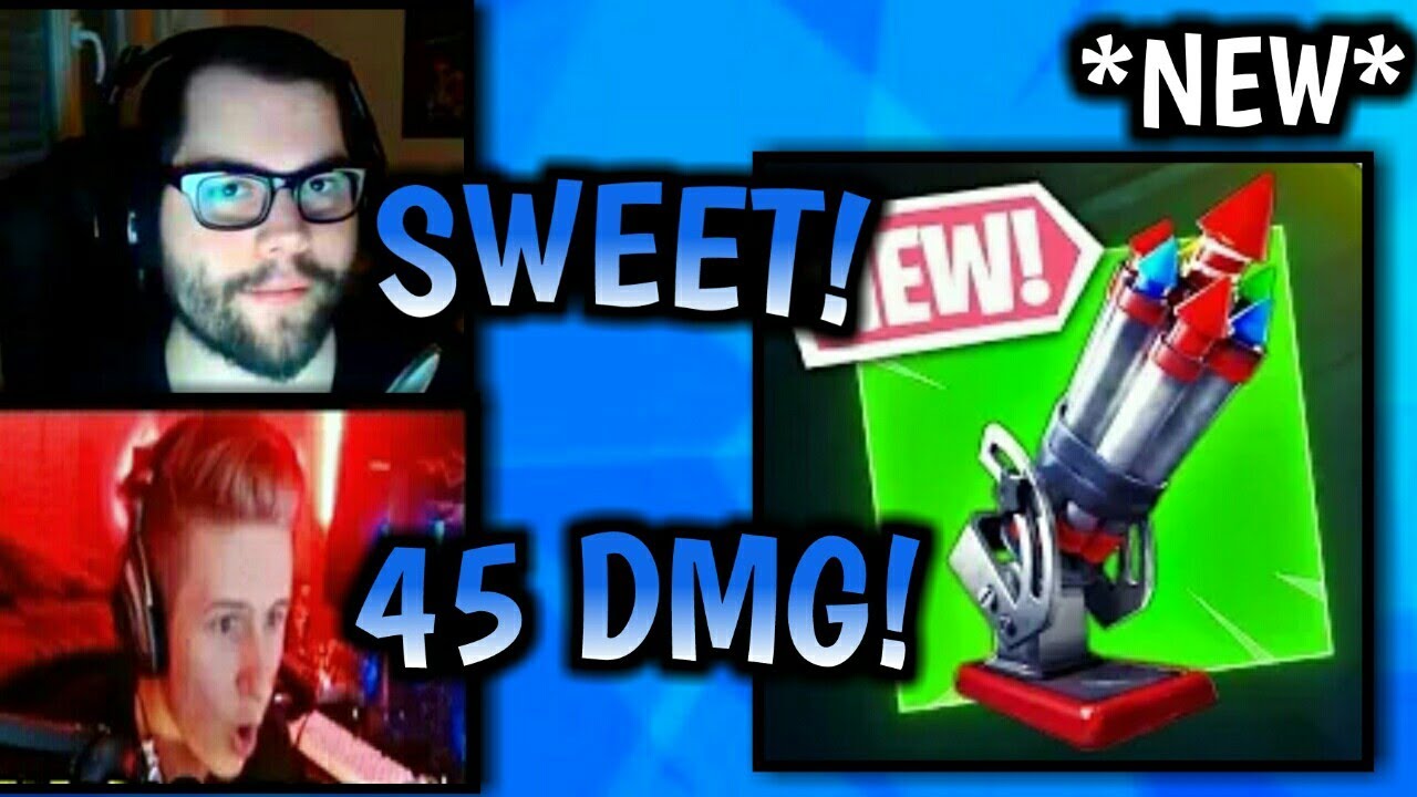 STREAMERS REACT TO *NEW* BOTTLE ROCKETS IN FORTNITE! Fortnite EPIC Moments