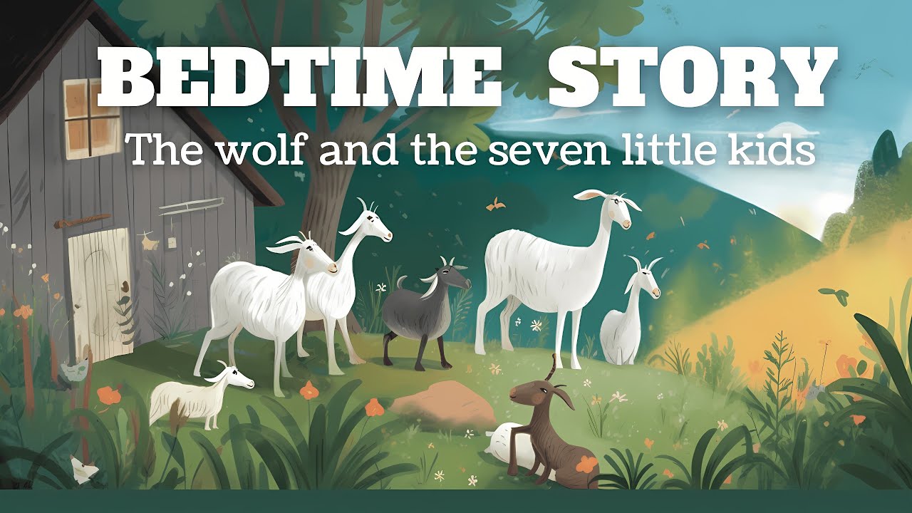 Bedtime Story for children in English :The wolf and little kids ...