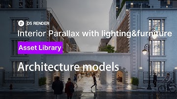 Interior Parallax | One-click interior | Quick archviz lighting hack | D5 Render