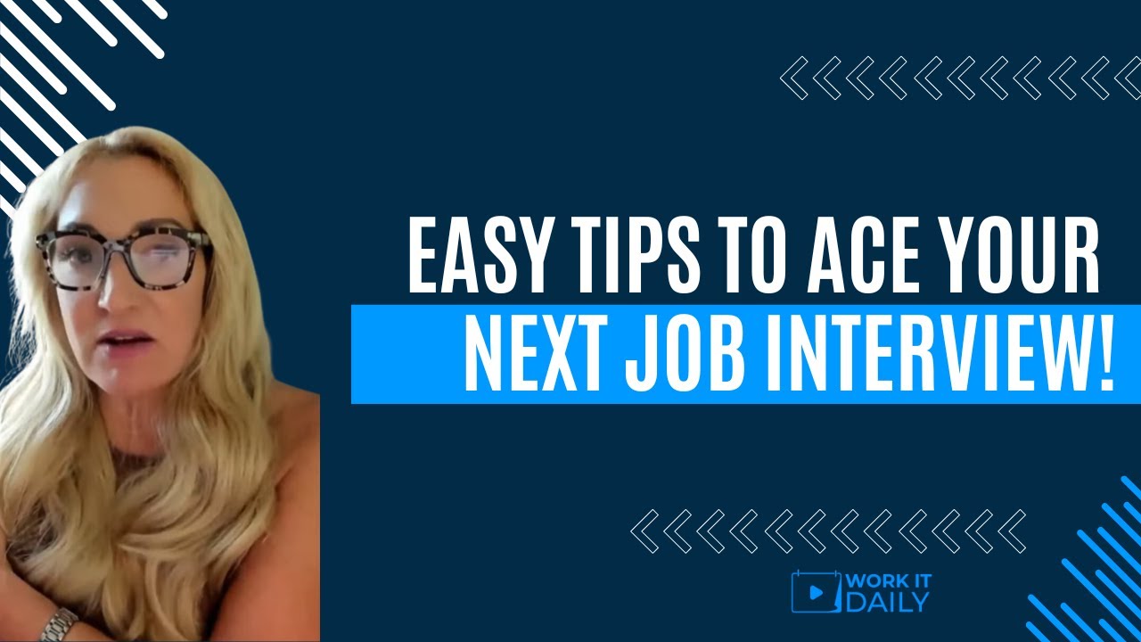 EASY Tips To ACE Your Next JOB INTERVIEW! - YouTube