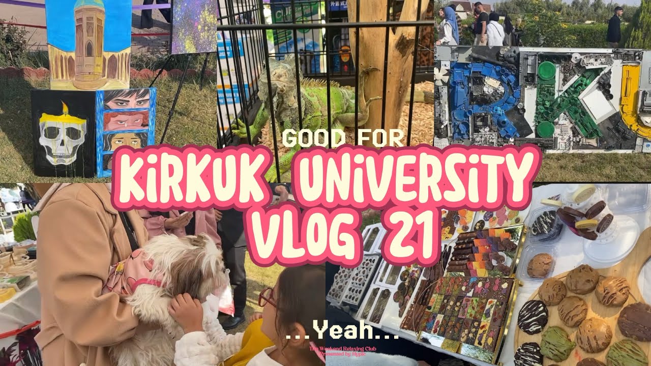 فلوق يوم الجامعة بجامعة كركوك الذكرى 21 | Kirkuk university vlog 21