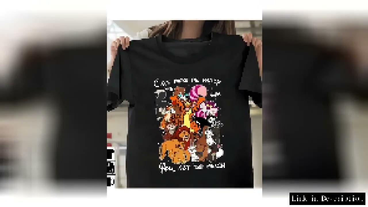 Disney Cats Make Me Happy Graphic T-Shirt for Men and Women Casual Summer T-Shirt with Humorous Cart