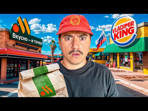Trying the new McDonald’s and Burger King in RUSSIA after THE SANCTIONS 🇷🇺