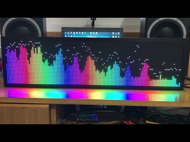 AS1000 full-color music spectrum display class=