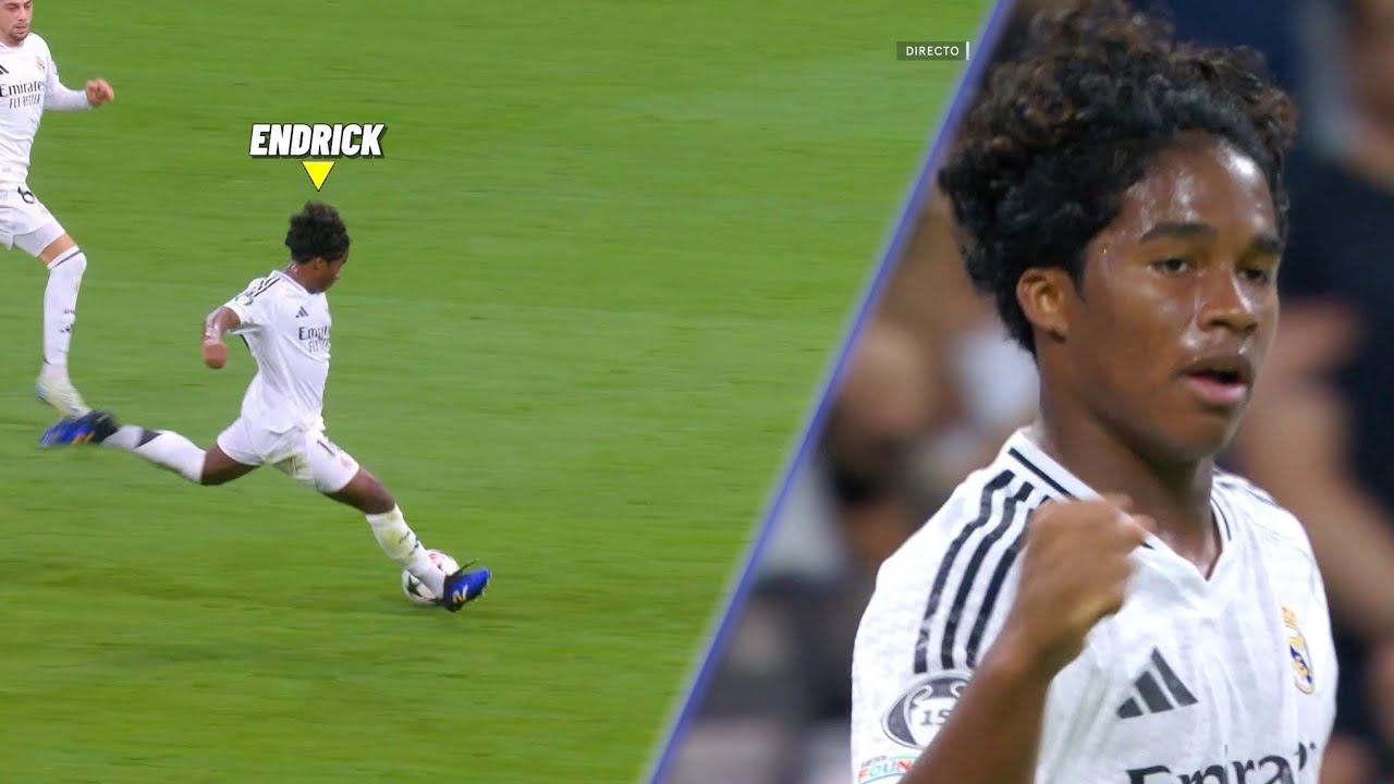 Super sub Endrick performance goal vs Stuttgart (1080p)