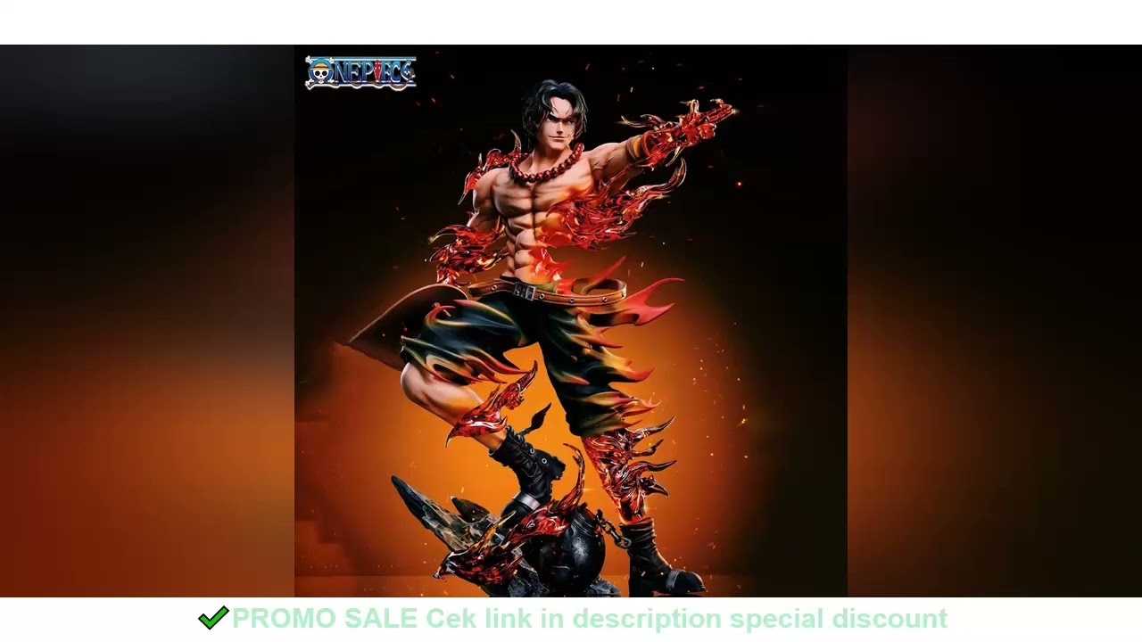 One Piece Ace Anime Figure PortgasD Ace Action Figurine Statue Pvc Gk Model Collection Doll Desk Dec