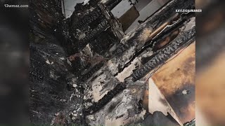 Georgia community steps in to help family after losing home to a fire