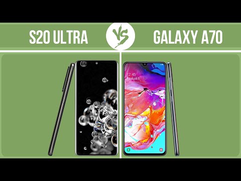 Samsung Galaxy S20 Ultra vs Samsung Galaxy A70 ✔️