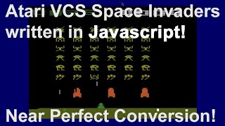 Atari VCS 2600 Space Invaders Demo in Javascript