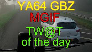 Ya64 Gbz. Tw Of The Day. Must Get In Front Then Cuts Me Off, Only To Turn Left. Ignored All Signs