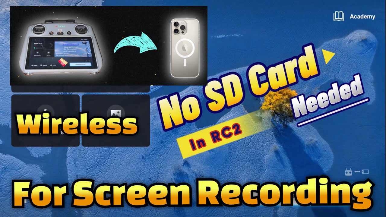 SCREEN RECORDING TUTORIAL DJI RC2