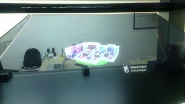 3D Hologram Display 360 (4 sides) Made in Malaysia by Wonderland Technologies Sdn Bhd