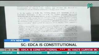 [PTVNews]  EDCA is constitutional, according to Supreme Court