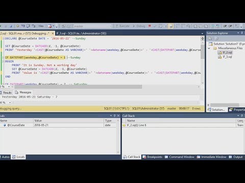 SQL Server: Programowanie, typy zaawansowane, XML (Zwiastun)