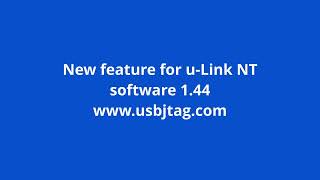 New feature for u-Link NT software 1.44.