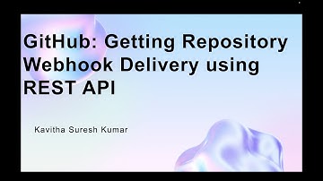 GitHub: Getting Repository Webhook Delivery using REST API